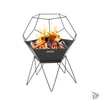 Kép 2/4 - Barbecook BC-WOO-6013 Jura tűzrakó kosár, festett acéllemez, 60x60x75cm