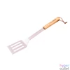 Kép 1/3 - Barbecook BC-ACC-7071 rozsdamentes acél forgató lapát, gumifa nyél, 100% FSC, 46cm