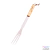 Kép 1/3 - Barbecook BC-ACC-7072 rozsdamentes acél grill villa, gumifa nyél, 100% FSC, 46cm