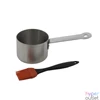 Kép 1/4 - Barbecook BC-ACC-7211 rozsdamentes acél edény szilikon ecsettel