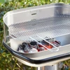 Kép 3/4 - Barbecook BC-CHA-1004 Loewy 55 SST rozsdamentes acél faszenes grill, 55x33x101cm