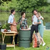 Kép 4/4 - Barbecook BC-CHA-1022 Edson faszenes grillhordó, zöld, 47,5cm átmérő