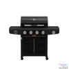 Kép 1/3 - Barbecook BC-GAS-2073 Siesta 412 Graphite gázgrill, tárolóval, oldalégővel, 132x56x118cm