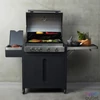 Kép 3/4 - Barbecook BC-GAS-2038 Stella 4311 gázgrill, tárolóval, infravörös oldalégővel, 174x59x119cm