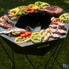 Kép 2/2 - Barbecook BC-WOO-6016 Rila tűzkosár és grill, 80x75x71cm