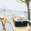 Kép 4/4 - Barbecook BC-CHA-1018 Carlo asztali faszenes grill, zöld, 44x33x21cm