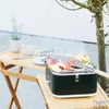 Kép 4/4 - Barbecook BC-CHA-1018 Carlo asztali faszenes grill, zöld, 44x33x21cm