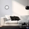 Kép 3/3 - Btech BH-130 falióra, 25 cm átmérő, fekete számlap, fekete keret, műanyag