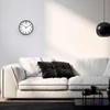 Kép 3/3 - Btech BH-130 falióra, 25 cm átmérő, fekete számlap, fekete keret, műanyag