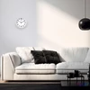Kép 3/3 - Btech BH-90 falióra, 20 cm átmérő, fehér számlap, fehér keret, műanyag