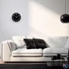 Kép 3/3 - Btech BH-110 falióra, 32 cm átmérő, fekete számlap, fekete keret, műanyag