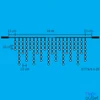 Kép 4/4 - Home DLFJ 400/WW LED-es fényfüggöny, 10 m / 400 db melegfehér LED, állófényű, fehér vezeték, sorolható, kül- és beltéri kivitel