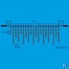 Kép 2/2 - Home DLFJ 200/WW LED-es fényfüggöny, 5 m / 200 db melegfehér LED, állófényű, fehér vezeték, sorolható, kül- és beltéri kivitel