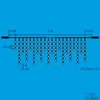 Kép 2/2 - Home DLFJ 200/WW LED-es fényfüggöny, 5 m / 200 db melegfehér LED, állófényű, fehér vezeték, sorolható, kül- és beltéri kivitel