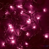 Kép 2/4 - Home KII 100/P LED-es fényfüzér, 8 m / 100 db pink LED, állófényű, zöld vezeték, hálózati adapter, beltéri kivitel