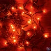 Kép 2/4 - Home KII 50/R LED-es fényfüzér, 4 m / 50 db piros LED, állófényű, zöld vezeték, hálózati adapter, beltéri kivitel