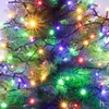 Kép 2/4 - Home KII 50/M LED-es fényfüzér, 4 m / 50 db színes LED, állófényű, zöld vezeték, hálózati adapter, beltéri kivitel