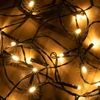 Kép 1/2 - Home MLC 58/WW mini LED-es fényfüzér, 4,9 m / 50 db melegfehér LED, 8 fényprogram, zöld vezeték, elemes, kül- és beltéri kivitel