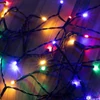 Kép 1/3 - Home MLC 58/M mini LED-es fényfüzér, 4,9 m / 50 db színes LED, 8 fényprogram, zöld vezeték, elemes, kül- és beltéri kivitel