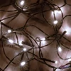 Kép 1/3 - Home MLC 58/WH mini LED-es fényfüzér, 4,9 m / 50 db hidegfehér LED, 8 fényprogram, zöld vezeték, elemes, kül- és beltéri kivitel
