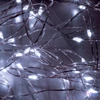 Kép 2/7 - Home ML 200/WH micro LED-es fényfüzérköteg, 200 db hidegfehér micro LED, 10 ágú, vékony, ezüstszínű vezeték, hálózati adapter, kül- és beltéri kivitel