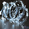 Kép 4/7 - Home ML 200/WH micro LED-es fényfüzérköteg, 200 db hidegfehér micro LED, 10 ágú, vékony, ezüstszínű vezeték, hálózati adapter, kül- és beltéri kivitel