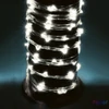 Kép 6/7 - Home ML 200/WH micro LED-es fényfüzérköteg, 200 db hidegfehér micro LED, 10 ágú, vékony, ezüstszínű vezeték, hálózati adapter, kül- és beltéri kivitel