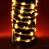 Kép 5/6 - Home ML 150/WW micro LED-es fényfüzérköteg, 150 db melegfehér micro LED, 6 ágú, vékony, ezüstszínű vezeték, hálózati adapter, kül- és beltéri kivitel
