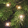 Kép 6/7 - Home ML 23/WW micro LED-es fényfüzér, 1,9 m / 20 db melegfehér LED, rénszarvas, harang, angyal, hópehely fa figurákkal, átlátszó vezeték, elemes, beltéri kivitel