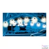 Kép 4/5 - Home LP 20/WW LED-es villanykörte fényfüzér, 9,5 m / 20 db melegfehér LED, villanykörte búra, állófényű, átlátszó vezeték, adapter, kül- és beltéri kivitel