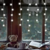 Kép 1/2 - Home KAF 50C LED/WH LED-es fényfüggöny, 0,81 m / 50 db hidegfehér LED,  fehér vezeték, álló fényű, hálózati adapter, beltéri kivitel