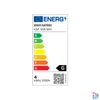Kép 3/3 - Home KSF 50F/WH LED-es fényfüggöny, 3 m / 38 db hidegfehér és 12 db hidegfehér villogó LED, fekete vezeték, sorolható, kül- és beltéri kivitel