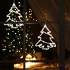 Kép 3/4 - Home KID 502 B/WW fenyőfa ablakdísz, 35 db melegfehér LED, 3 funkció, kapcsolható