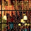 Kép 1/2 - Home MLF 400/WH micro LED-es fényfüggöny, 2x2 m / 400 db hidegfehér micro LED, átlátszó vezeték, hálózati adapter, kül- és beltéri kivitel