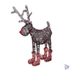 Kép 1/4 - Home KDR 1 LED-es szarvas, rudolf, 100 db állófényű LED, IP44, fémváz, műrattan, kültéri, beltéri