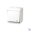 Kép 2/2 - GAO 22061 nyomókapcsoló csengő jellel, kültéri IP44 kivitel, 230 V~ / 50 Hz / 10 A, fehér