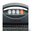 Kép 4/6 - Home FK 21 álló elektromos halogén hősugárzó fűtőtest, 400W/800W/1200W, oszcillálás, IP20 védelem, fekete/ezüst