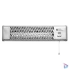 Kép 2/5 - Home FK 24 falra szerelhető elektromos karccsöves fűtőtest, 600W/1200W,  IPX4 védelem, ezüst