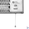 Kép 3/5 - Home FK 24 falra szerelhető elektromos karccsöves fűtőtest, 600W/1200W,  IPX4 védelem, ezüst