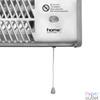 Kép 3/5 - Home FK 24 falra szerelhető elektromos karccsöves fűtőtest, 600W/1200W,  IPX4 védelem, ezüst