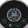 Kép 4/5 - Home FK 252 álló elektromos karbon és halogén kombinált fűtőtest, 1200W/1200W, IPX4 védelem, távirányító, ezüst