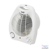 Kép 1/2 - Home FK 1 hordozható elektromos ventilátoros fűtőtest, 1000W/2000W, fehér