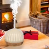 Kép 2/6 - Home AD 500 aromadiffúzor, ultrahangos hidegpárásító, 500 ml kapacitás, önállóan is használható világítás, melegfehér fény, tartozék hálózati adapter 