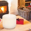 Kép 5/5 - Home AD 280 aromadiffúzor, ultrahangos hidegpárásító, 280 ml kapacitás, melegfehér világítás, folyamatos vagy szakaszos párásítás, tartozék hálózati adapter 