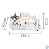 Kép 6/6 - Home DRM 16 dioráma, fehér ház, LED, fenyőfa, beltéri