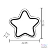 Kép 3/3 - Home KAD 27 fa asztaldísz, csillag, LED neon-light szalag, melegfehér