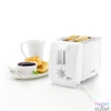 Kép 2/5 - Home HG KP 01 kenyérpirító, teljesítmény 750 W, 7 fokozat, STOP gomb, egyszerre két szelet kenyér pirítható, fehér
