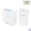 Kép 1/2 - Home DBK 1500AC vezeték nélküli csengő, elem nélküli, 150m hatótáv, 36 dallam, 4 fokozatú hangerő, fényjelzés, kinetikus nyomógomb, 230V-os tápellátás