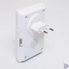 Kép 3/3 - Home DBK 1000AC vezeték nélküli csengő, elem nélküli, 100m hatótáv, 20 dallam, 3-fokozatú hangerő, kék LED, kinetikus nyomógomb, 230V-os tápellátás