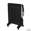 Kép 1/3 - Home FMC 1500 álló elektromos Mica konvektor, 1000W/1500W, távirányító, fekete